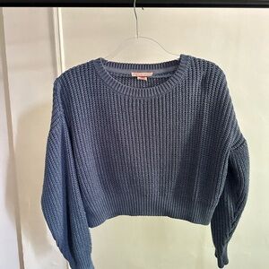 Urban Outfitters Blue Crew Neck Sweater